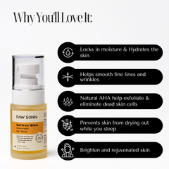 Saffron Glow Overnight Face Mask